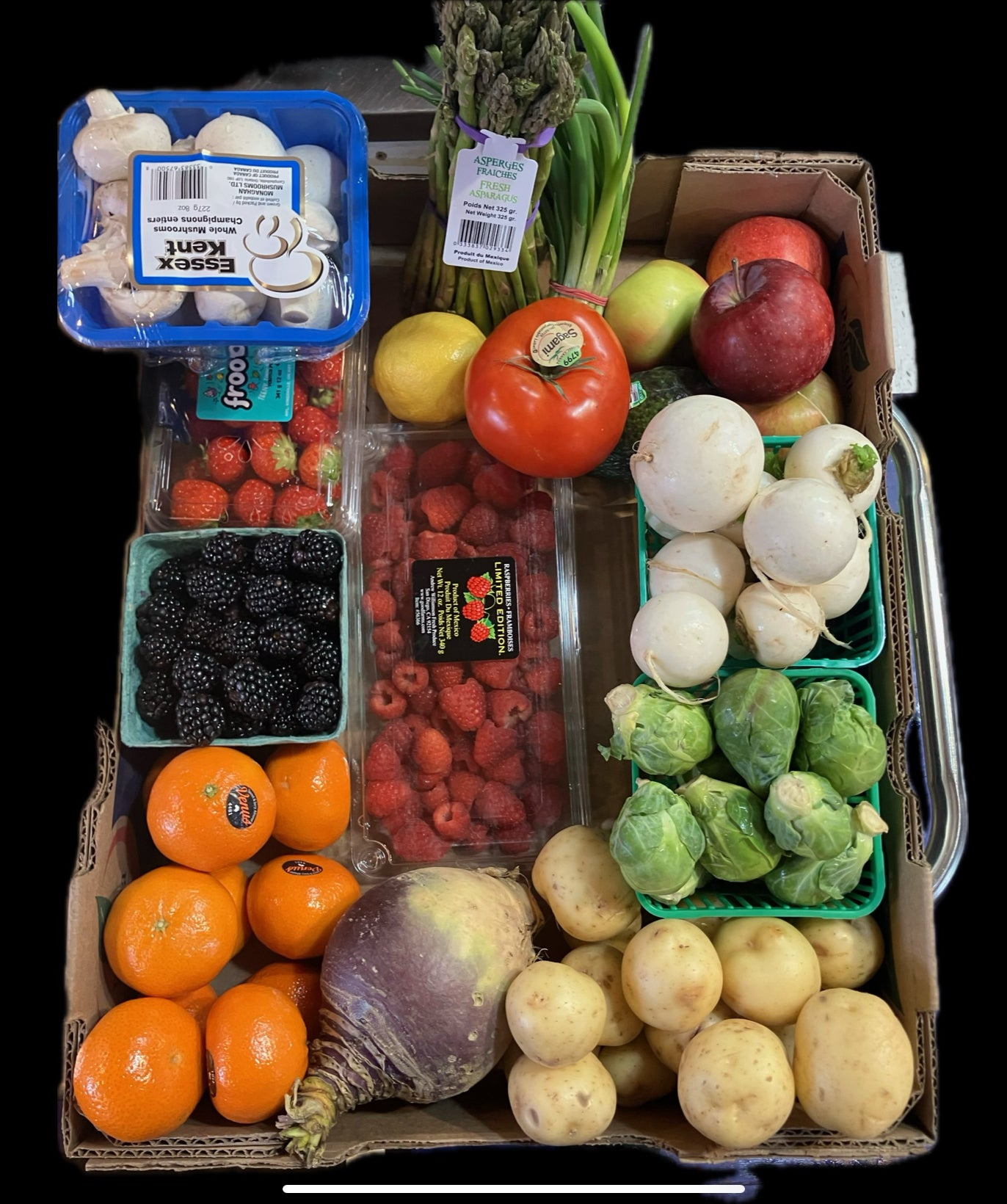 Le Panier de fruits et légumes