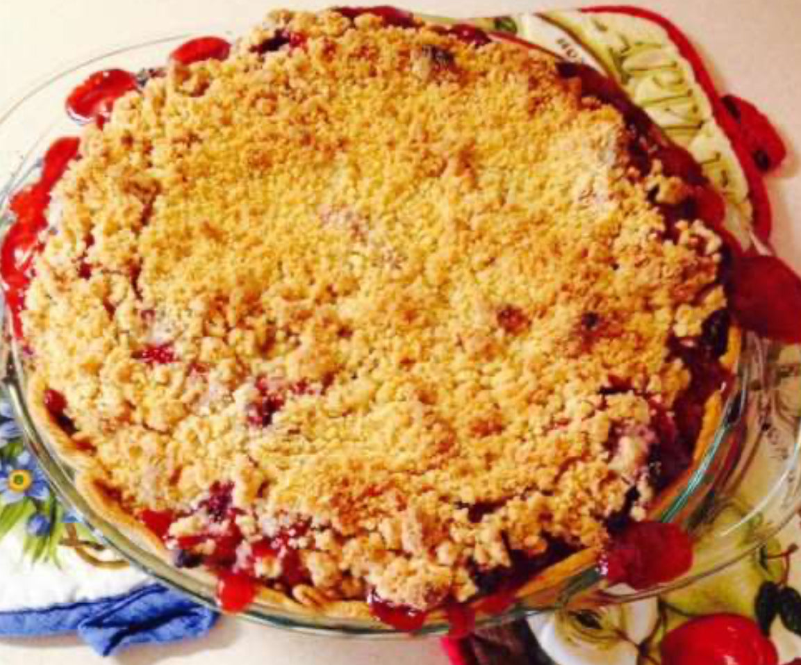 Tarte artisanale aux fraises et croustade